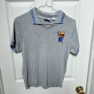 Vintage Disney POOH collared women’s shirt LARGE